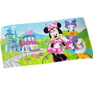 Disney Store Minnie Mouse Daisy Duck Beach Towel‎ 30"x60" Kids New